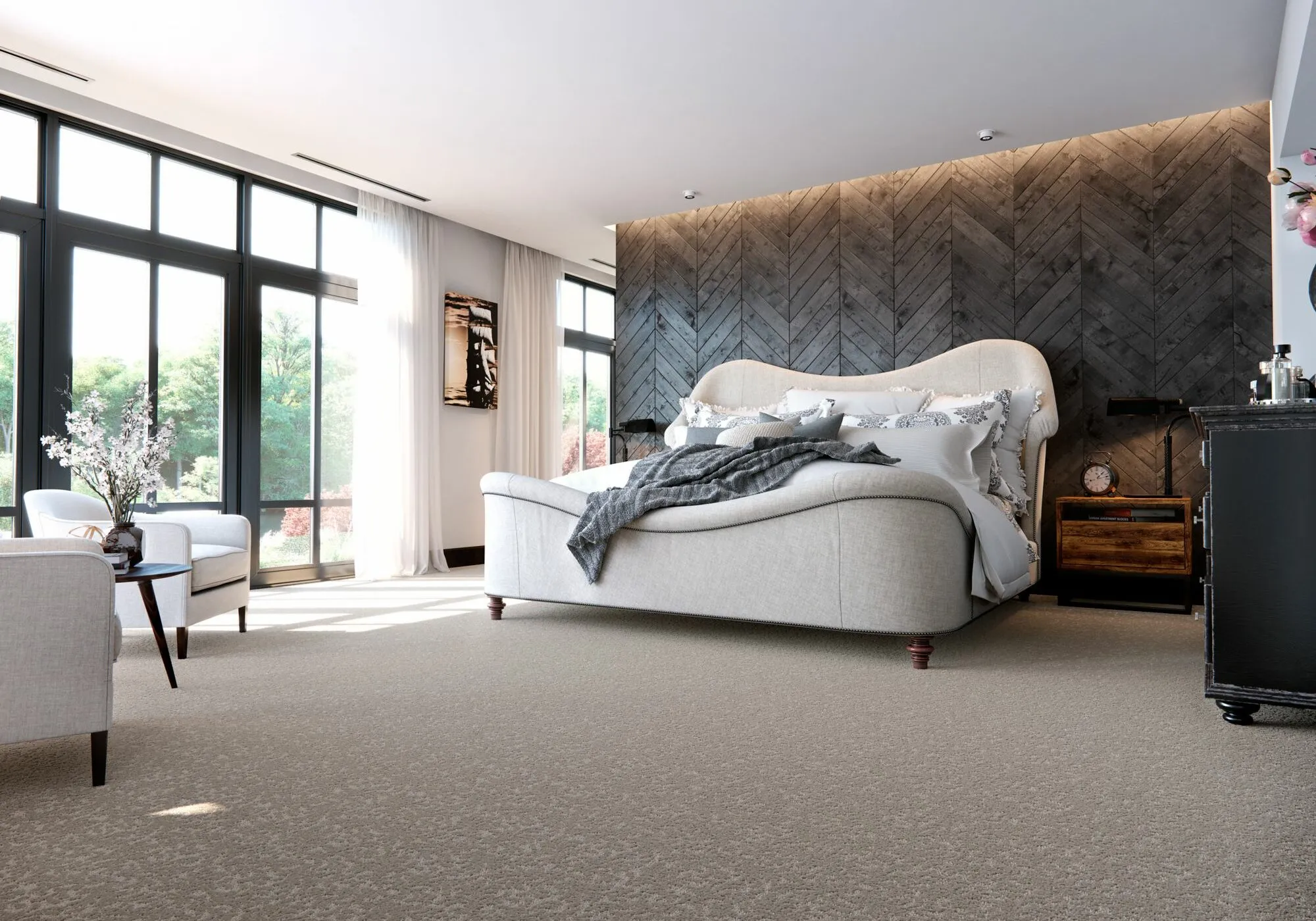 Bedroom carpet floor | Legend Flooring